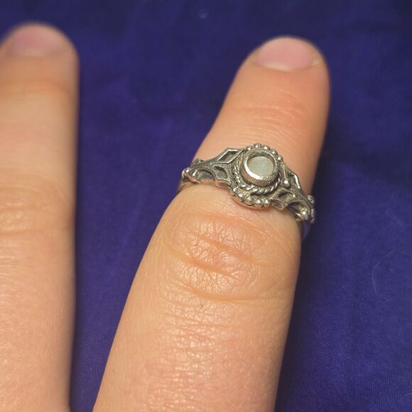 Vintage Sterling Silver 925 Ring Sz 6.5 - Picture 7 of 7